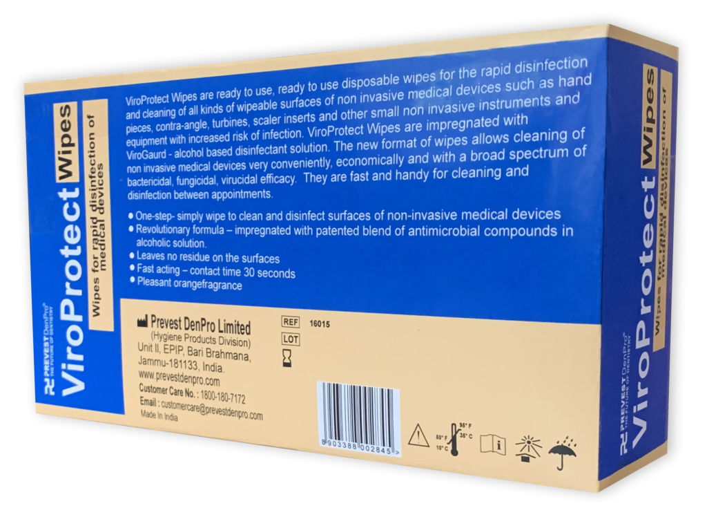ViroProtect Wipes Prevest DenPro Limited